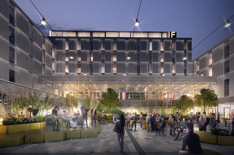 How part of the new Falmouth University campus at Truro's Pydar could look