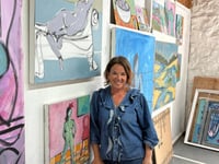 Cornish artist's work stars in major movie