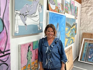 Cornish artist's work stars in major movie