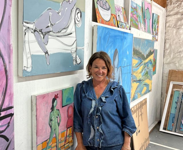 Cornish artist's work stars in major movie