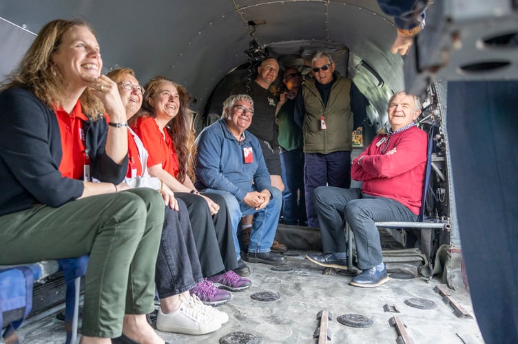 On Thursday 7th May, members of Cornwall's Army Museum at Bodmin Keep visited RAF St Mawgans Engineering and Logistics Squadron (ELS) for familiarisation driving on their Ferret light armoured vehicle and have a Station visit. At the end of the visit they drove the Ferret back to Bodmin in a convoy. 