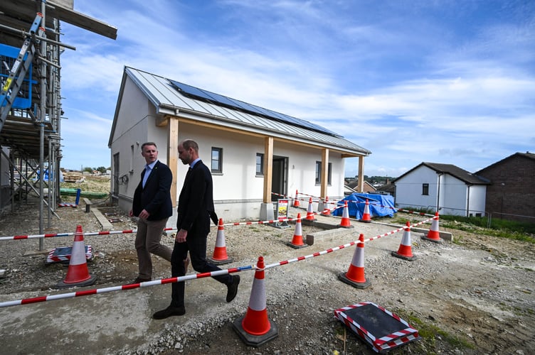 21/05/2026. Nansledan, UK. The Duke of Cornwall during a visit to a new Duchy of Cornwall housing development in Nansledan, marking the final stages of a project that includes homes purpose-built to address homelessness. Delivered in partnership with Cornish charity St Petrocs, The Royal Foundationâs Homewards programme and the Duke of Cornwallâs Charitable Foundation, the initiative demonstrates a collaborative approach to creating lasting housing solutions for homeless people in Cornwall. Picture by Andrew Lloyd / Kensington Palace
