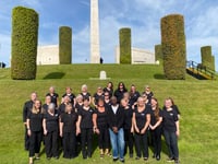 St Mawgan Military Wives Choir member performs at special event