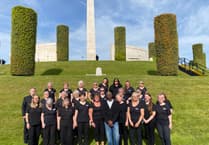 St Mawgan Military Wives Choir member performs at special event