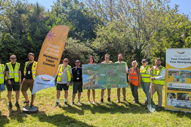 Work underway to build play park