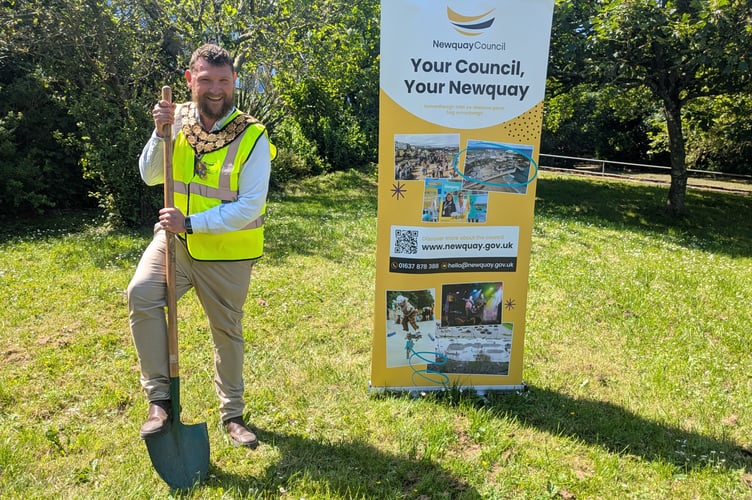 Mayor Drew Creek has been instrumental in getting the play park scheme off the ground (Picture: Warren Wilkins)