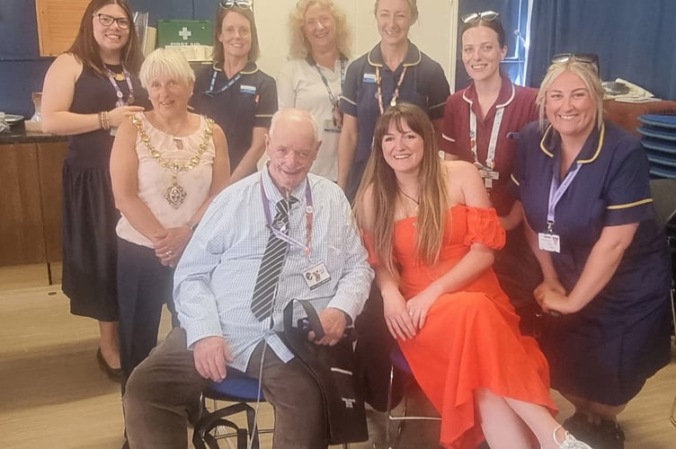 Liskeard mayor, Cllr Christina Whitty helped Cornwall Breathers mark its 20th anniversary with a celebration at the Liskerrett Centre (Picture: Terry Whitty)