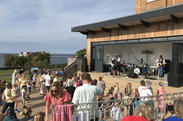 The Qwest performing at a Newquay Session