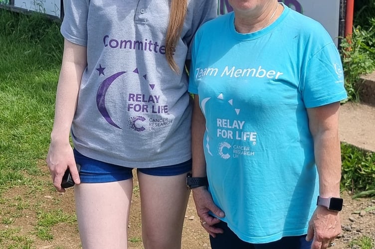 Event chair Charlotte Willocks alongside Liskeard mayor, Cllr Christina Whitty