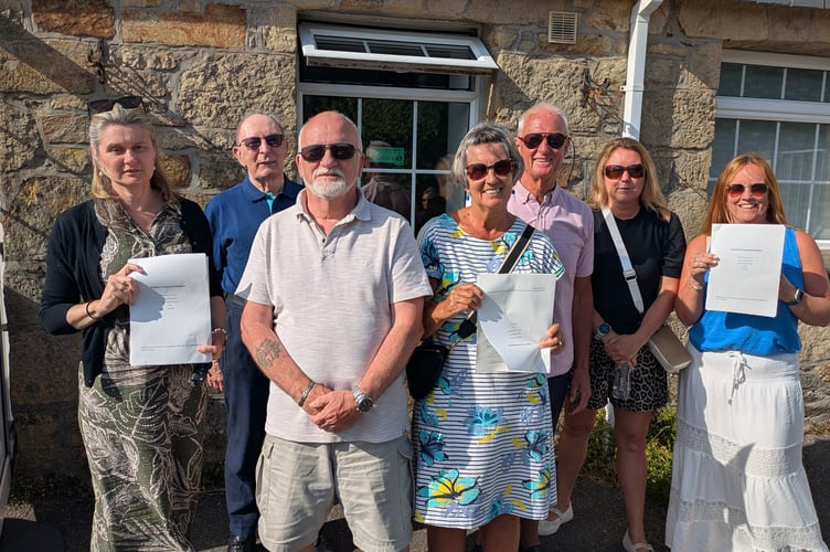 (L-R) MP Jayne Kirkham launching the petition with campaigners (Picture: Warren Wilkins) 