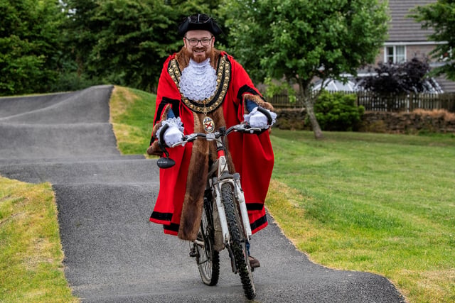 Celebrations as pump track officially opened