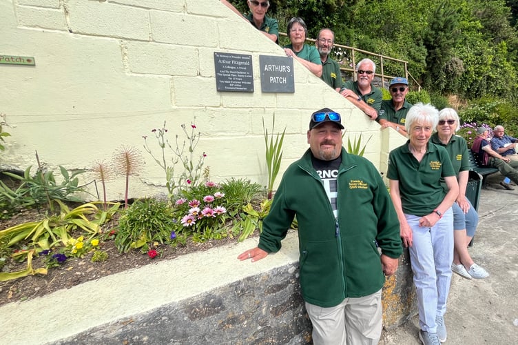 Sunny Corner Conservation Group volunteers celebrate 10 years of hard work at "Arthur's Patch"