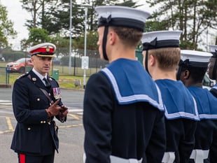 Decorated Royal Marine appointed Commanding Officer of HMS Raleigh
