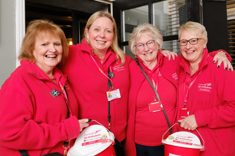 Cornwall Air Ambulance volunteers