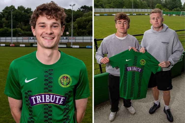 Cam Hutchison, Olly Redd and Kai Burrell.