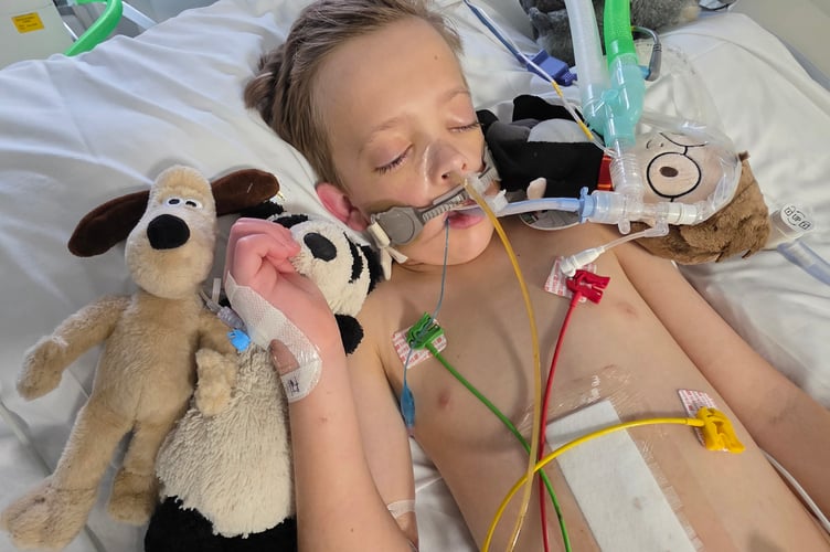 Elliot Wills spent three days in a coma after a major blood haemorrhage