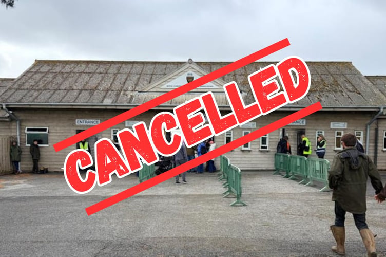 People will be disappointed this morning to find their plans to attend the final day of Royal Cornwall Show have been scuppered by the weather. 