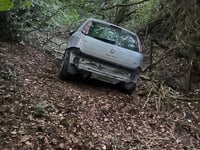 Child narrowly missed as car damages St Austell cricket grounds