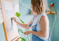 Artist brings wellbeing to life on school walls