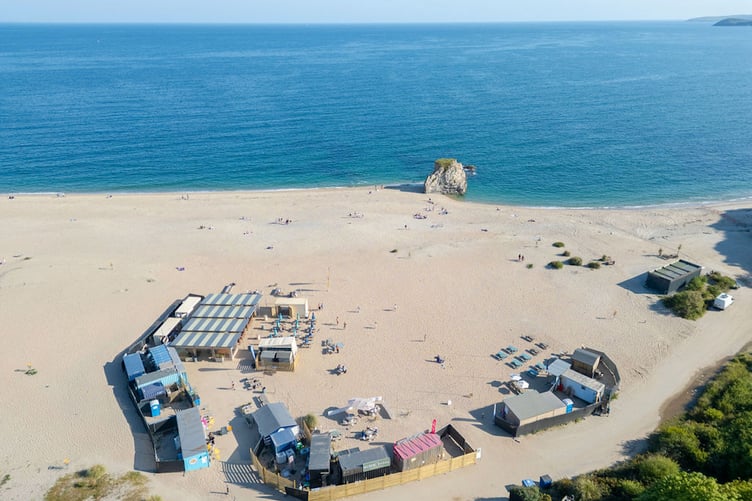 The Shoreside Beach Venue at Carlyon Bay will be showing each of England’s World Cup matches on a giant screen.