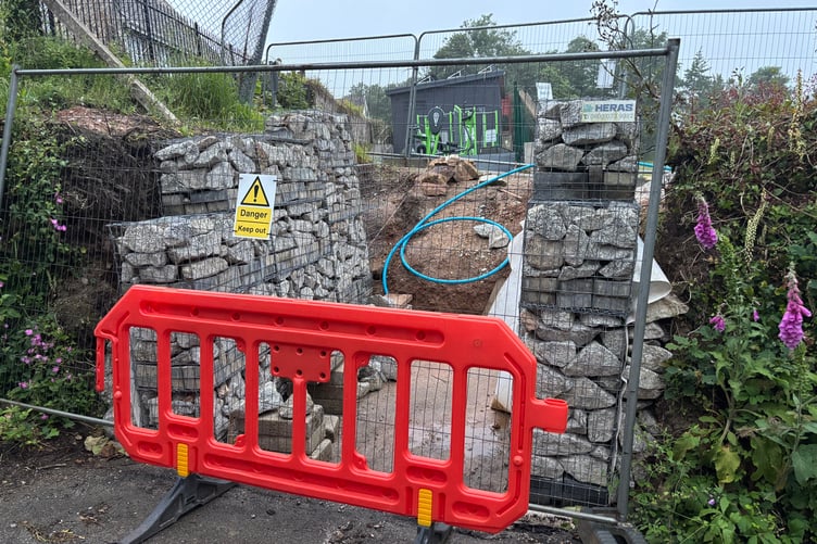 The gabion baskets at the entrance to Chacewater's recreation ground are the latest matter to cause concern in the village