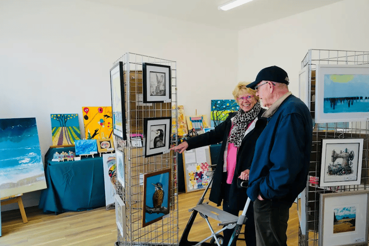 More than 120 pieces of art by local artists are being exhibited
