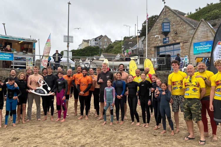 Dozens of people took part and watched the 18th Joe Way Paddle for Life