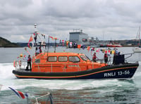 Falmouth RNLI officially names new Shannon class lifeboat