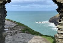 Coastal Cornwall: Why the sea can be an alluring colour at Tintagel