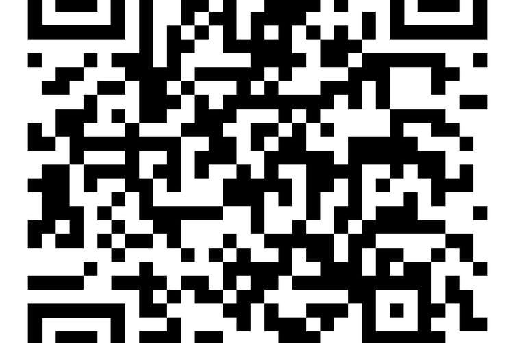 QR code people can use to provide information