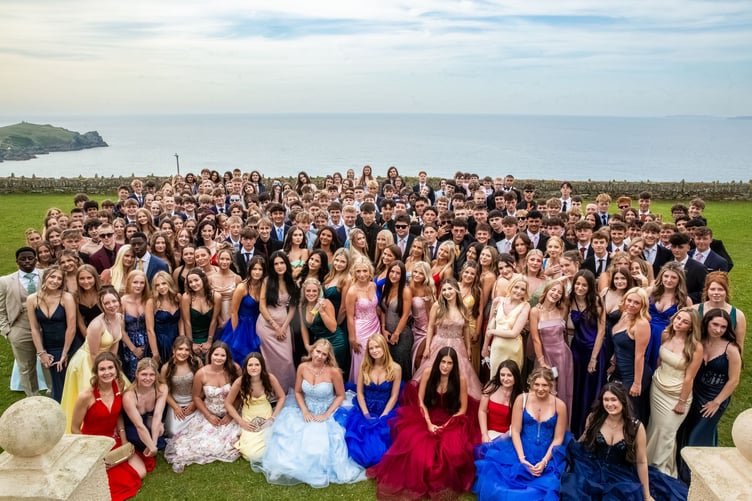 The prom evening was filled with smiles, laughter and friendship