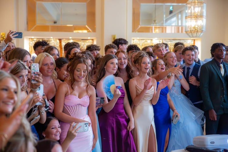 There was plenty of laughter throughout the evening