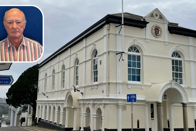 John Brady has resigned from his position as a councillor on Saltash Town Council