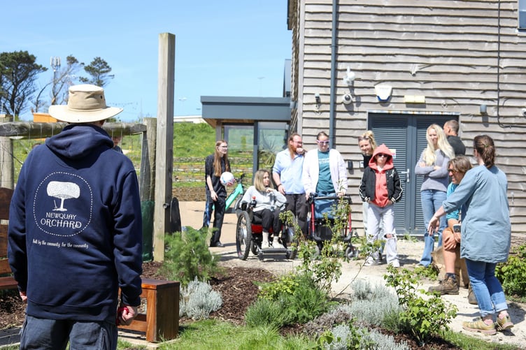 Volunteers, students and staff attended the unveiling