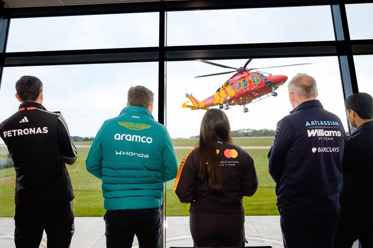 Lifesaving advancements achieved thanks to Cornwall Air Ambulance’s unique Formula 1 collaboration