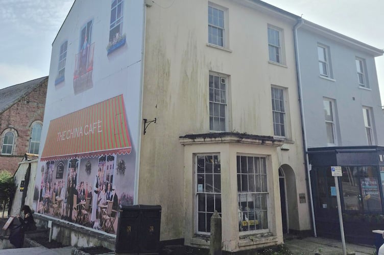 The building in Truro Road, St Austell, which is set to be revitalised by the scheme.