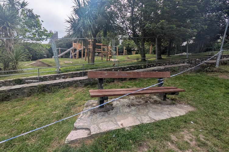 Police have taken ownership of the play park construction site where the incident reportedly happened (Picture: Warren Wilkins)