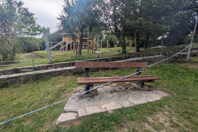Police have taken ownership of the play park construction site where the incident reportedly happened (Picture: Warren Wilkins)