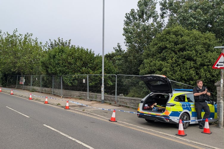 Crime scene guards in place following the reports of a serious sexual assault. (Picture: Warren Wilkins)