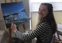 Dream comes true for artist as debut exhibition opens