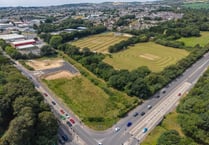 What a difference! New road waiting for buildings