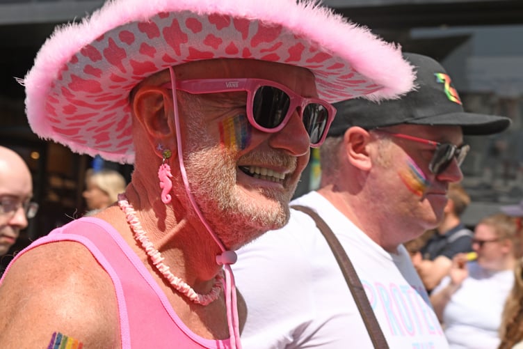 There was plenty of colour at this year's march