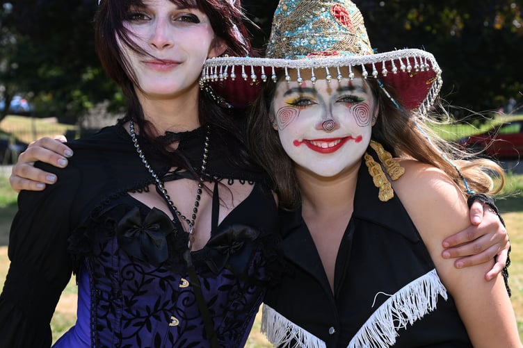 Participants had put together some creative costumes to wear during the march