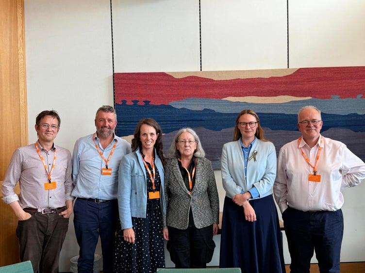 South East Cornwall MP Anna Gelderd (second right) held a Histiocytosis roundtable to discuss the issue