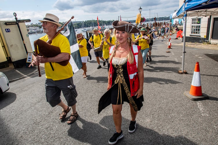 Saltash was awash with colour, music and community spirit during it's annual Regatta weekend