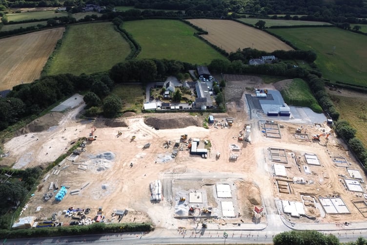 The construction site at Pandarosa in Bodmin (Picture: White Ladder Creative)