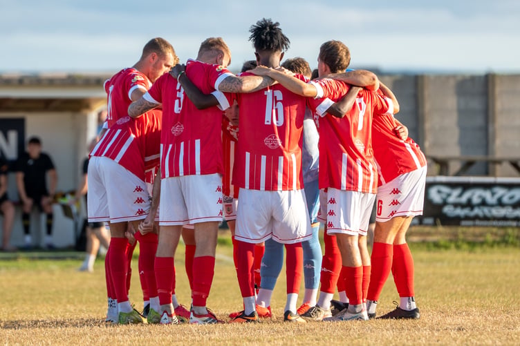 Newquay AFC team picture.