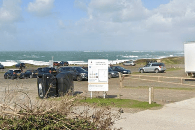 Gwithian Towans Car Park.