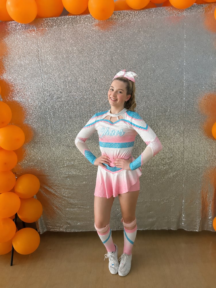 Josie Moyses from Saltash has earned a place with Plymouth-based Chaos Cheerleading at an international competition in Barcelona next May