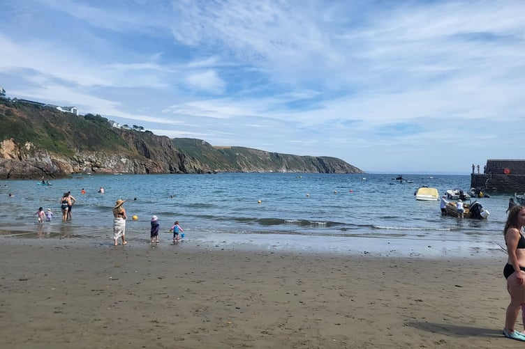 Mevagissey Beach.